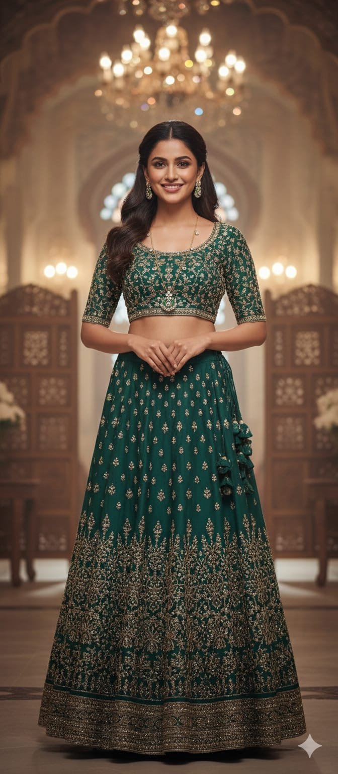 Image Of K - Emerald Diamond Pendant Necklace Set